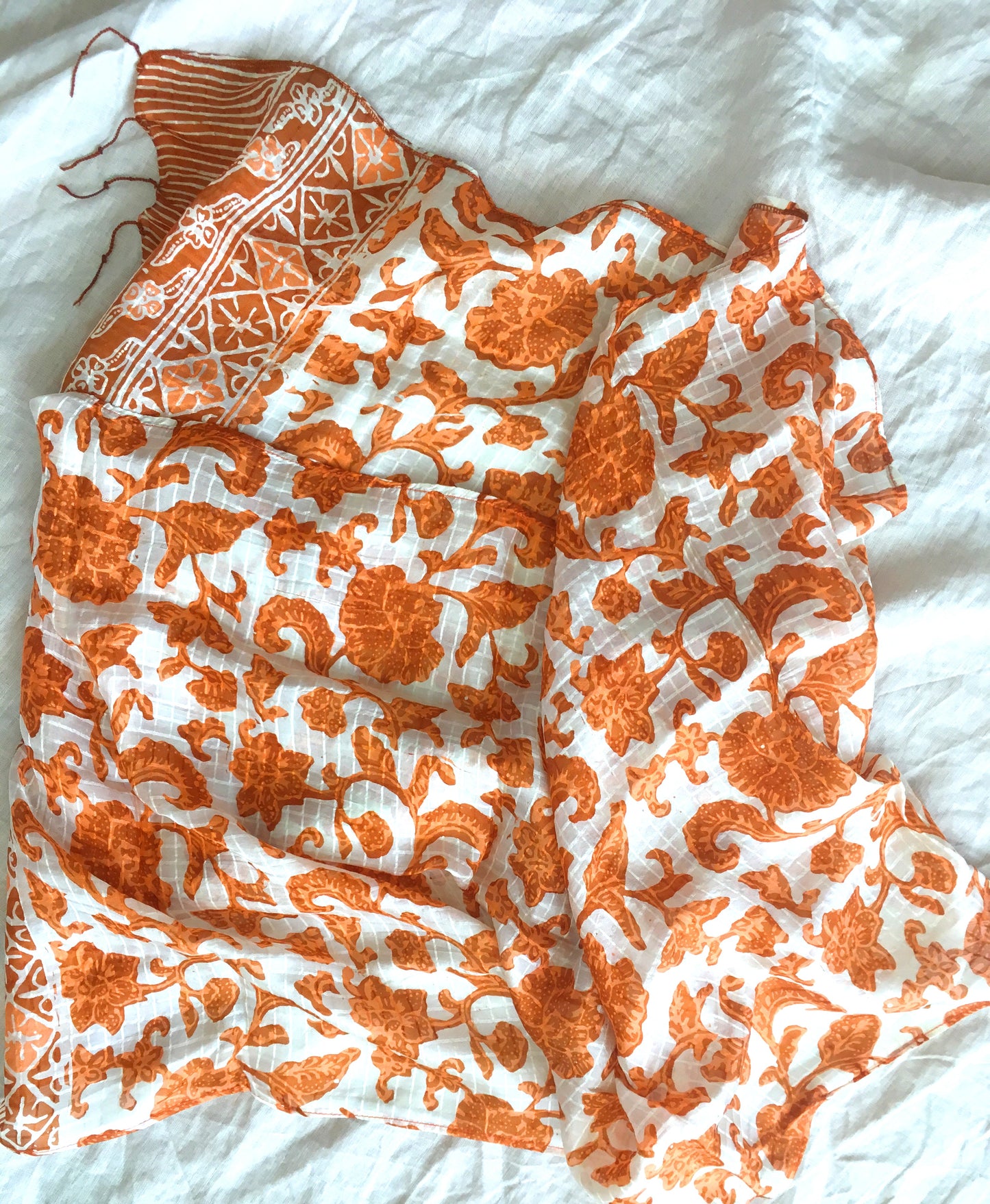 Melati 100% Silk Batik Scarf