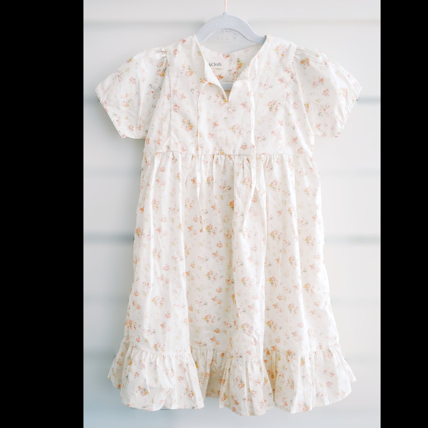 Yara Vintage Rose Dress 100% Cotton