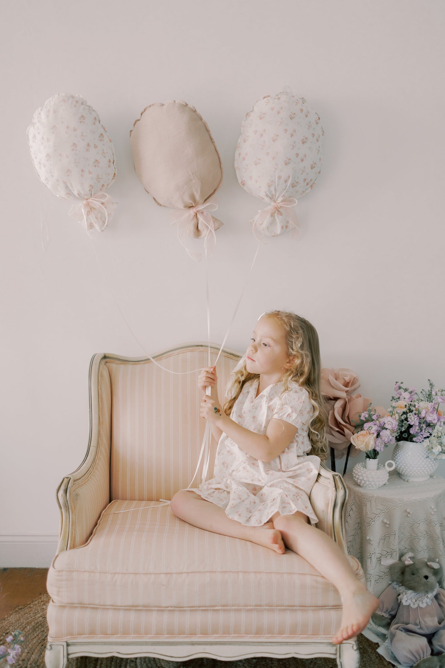 Yara Vintage Rose Dress 100% Cotton