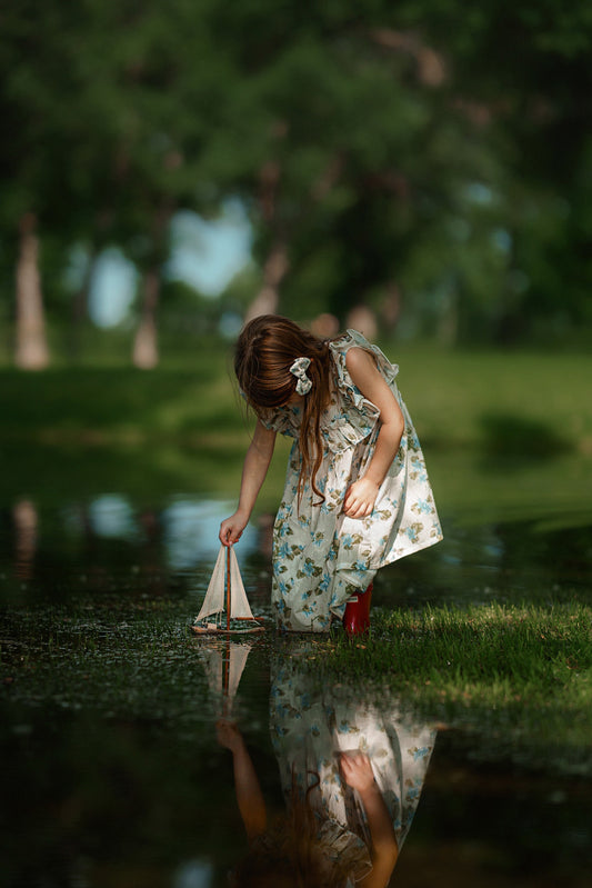 Neomi Dress | Cornflower Lane 100% Organic Cotton