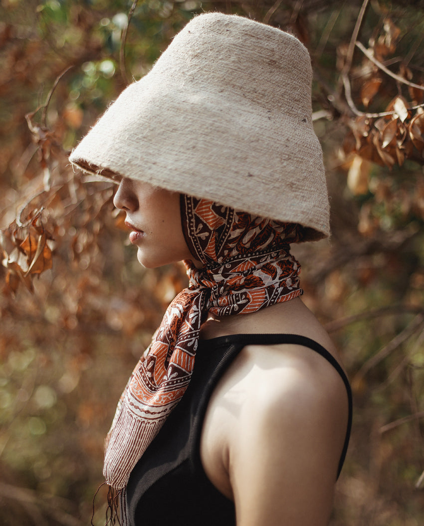 Melati 100% Silk Batik Scarf