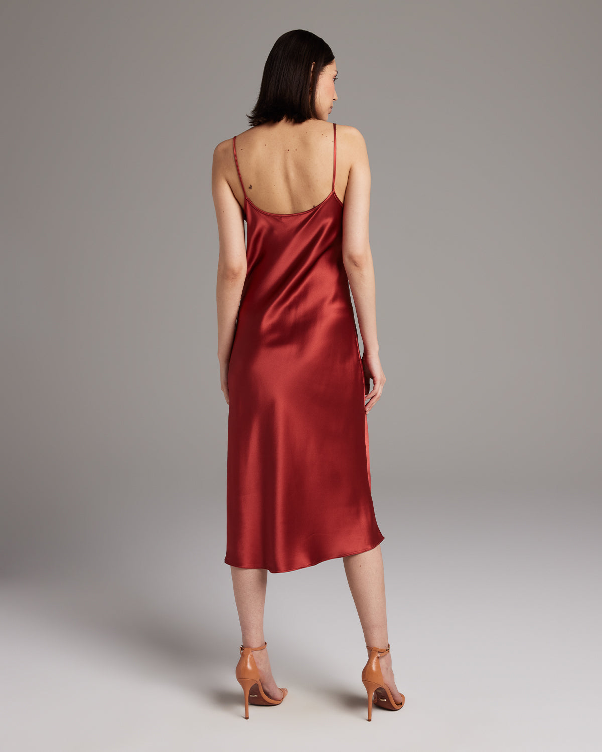 Midi Slip Dress 100% Silk