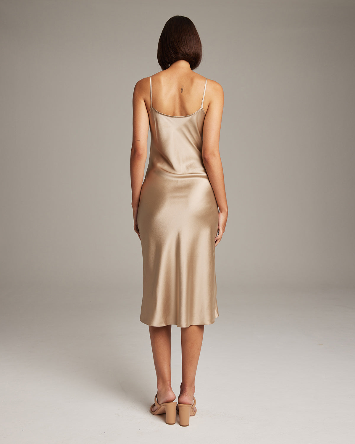 Midi Slip Dress 100% Silk