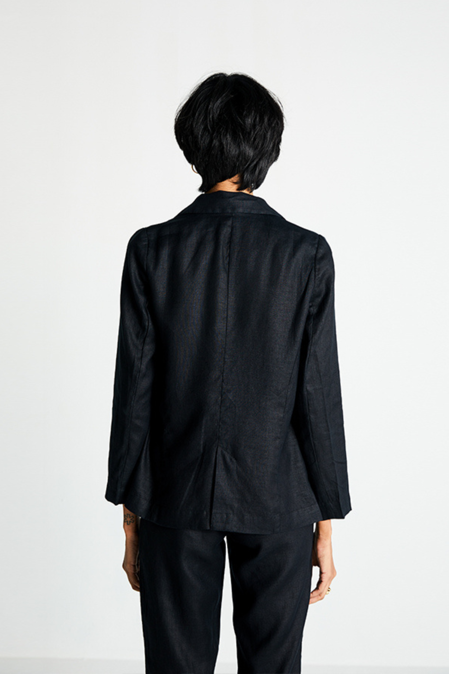 100% Hemp Three Piece Set in Black