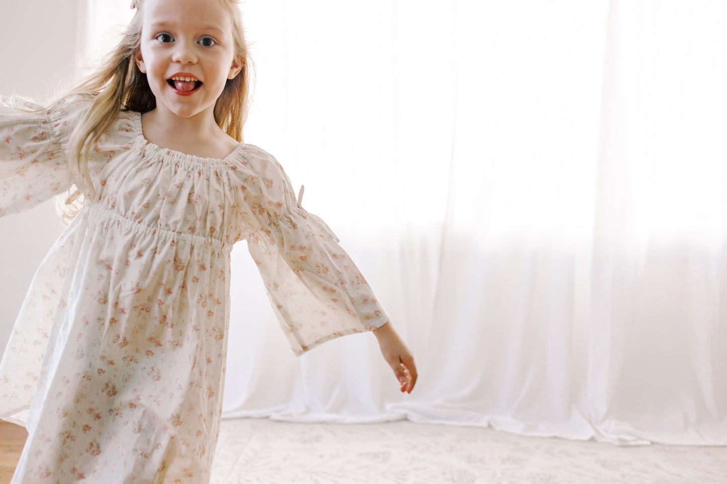 Kennedi Dress | Spring Petal 100% Organic Cotton