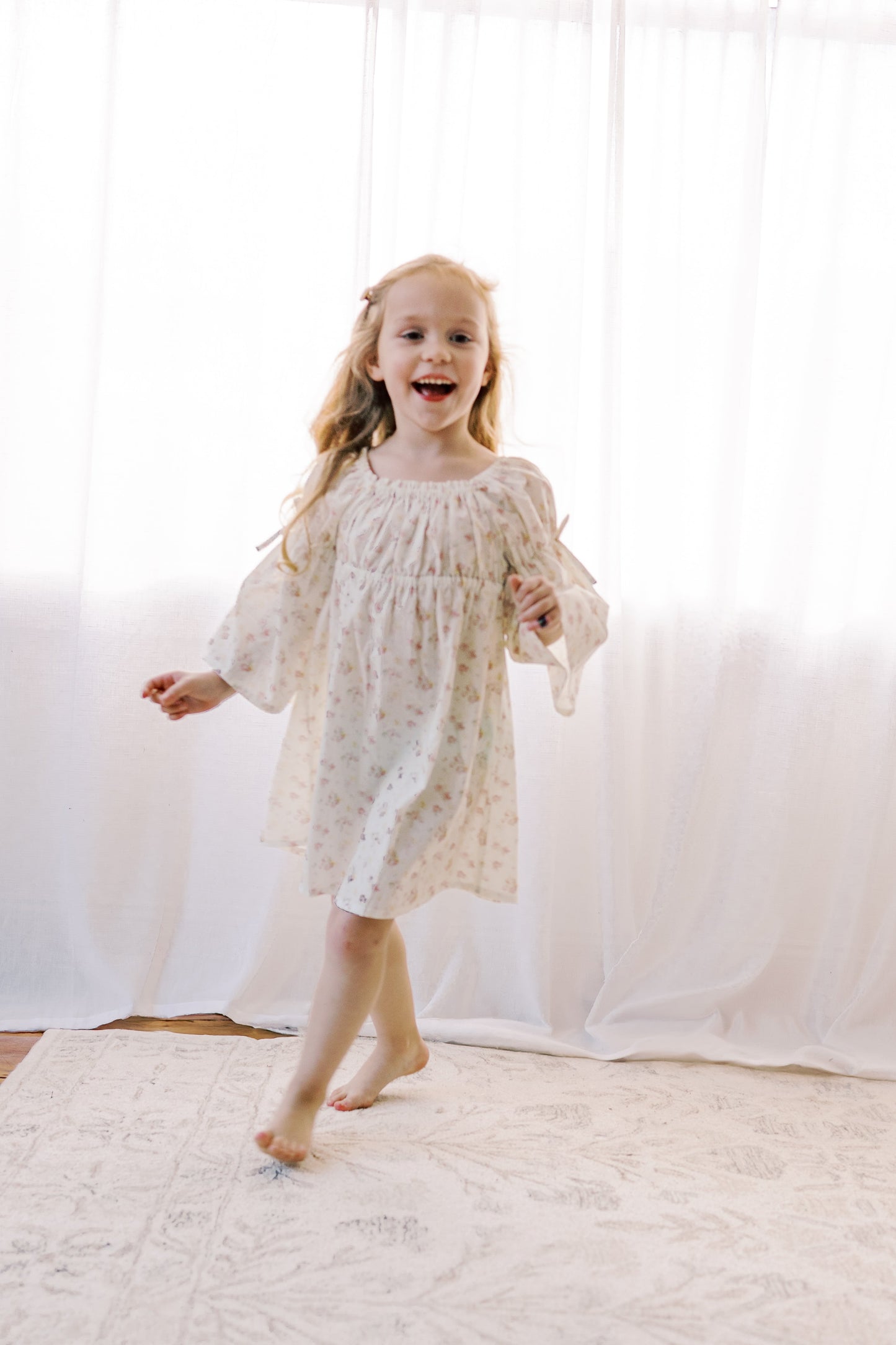 Kennedi Dress | Spring Petal 100% Organic Cotton