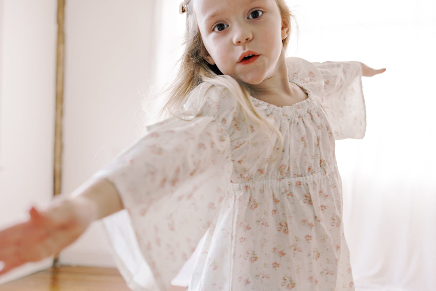 Kennedi Dress | Spring Petal 100% Organic Cotton