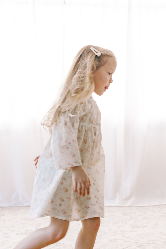 Kennedi Dress | Spring Petal 100% Organic Cotton
